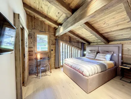 Appart 8 pers, 4 chambres, terrasse face au Mont-Blanc : photo 18