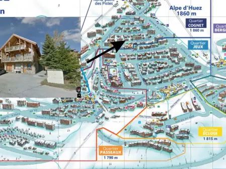 Appartement 4 pers. centre Huez, accès pistes 150m : photo 16