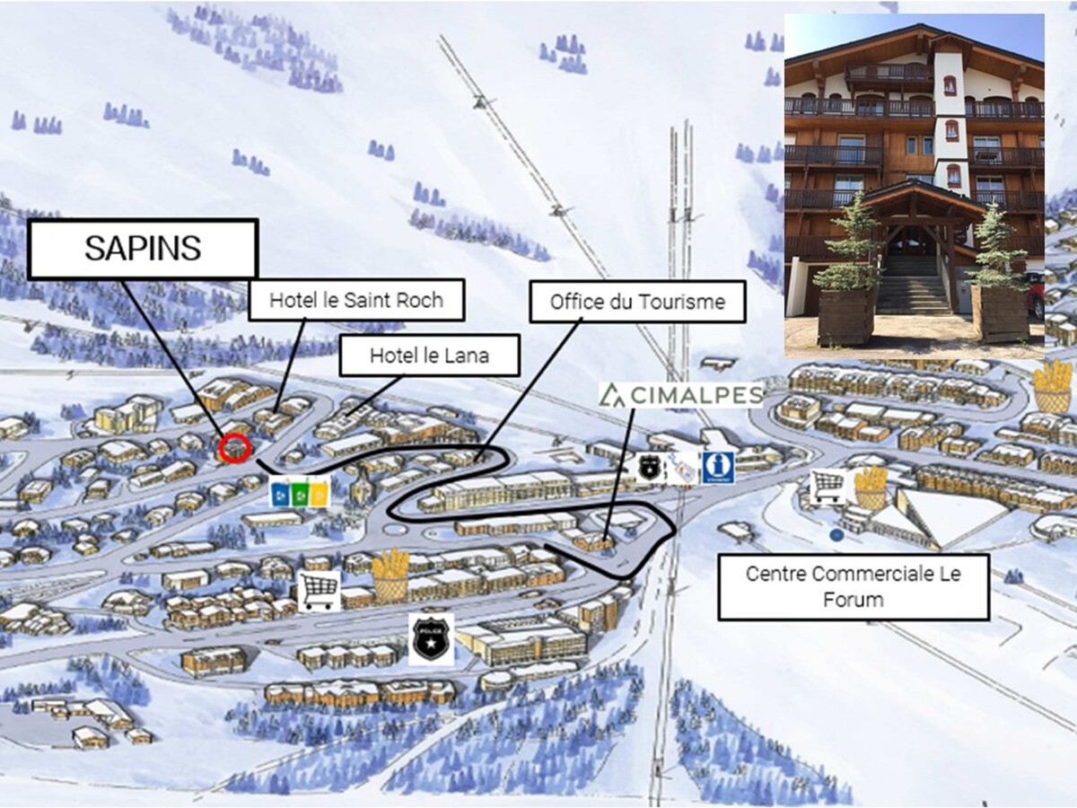 Appartement 55m² Courchevel 1850 avec sauna et parking - Photo 14