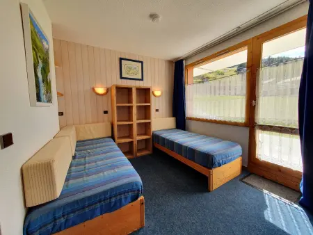 Location appartement à La Plagne, Studio 4 pers, animaux admis, terrasse