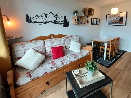 Location appartement à La Plagne Tarentaise, Appartement cosy 2 pièces à La Plagne, proche des pistes