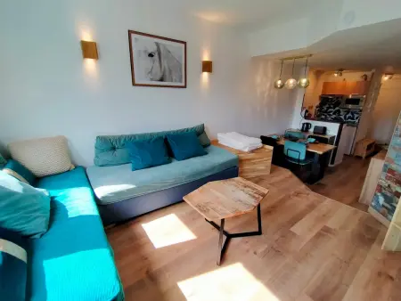 Appartement Avoriaz 5 pers, vue Sud-Ouest, balcon, pistes à 100 m : photo 2