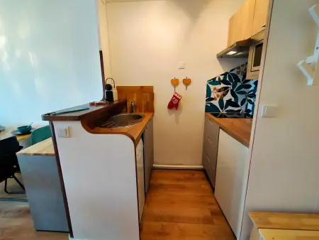 Appartement Avoriaz 5 pers, vue Sud-Ouest, balcon, pistes à 100 m : photo 4