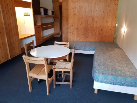 Location appartement à Les Arcs 1600, Studio 4 pers. Arc 1600, ski aux pieds, wifi, animaux admis