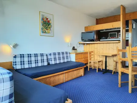 Location appartement à Les Arcs 1800, Appartement 5 pers. - Ski aux pieds avec balcon et Wifi