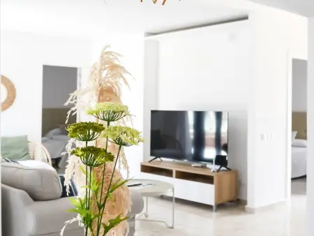 Location appartement à Corralejo, Maison de vacances à Corralejo avec piscine et plage à proximité