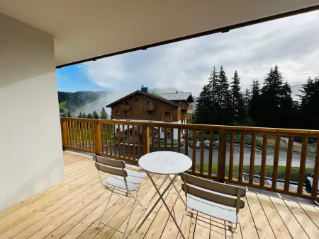 Les Saisies : appartement neuf 3 pièces, parking couvert, vue Beaufortain : photo 12