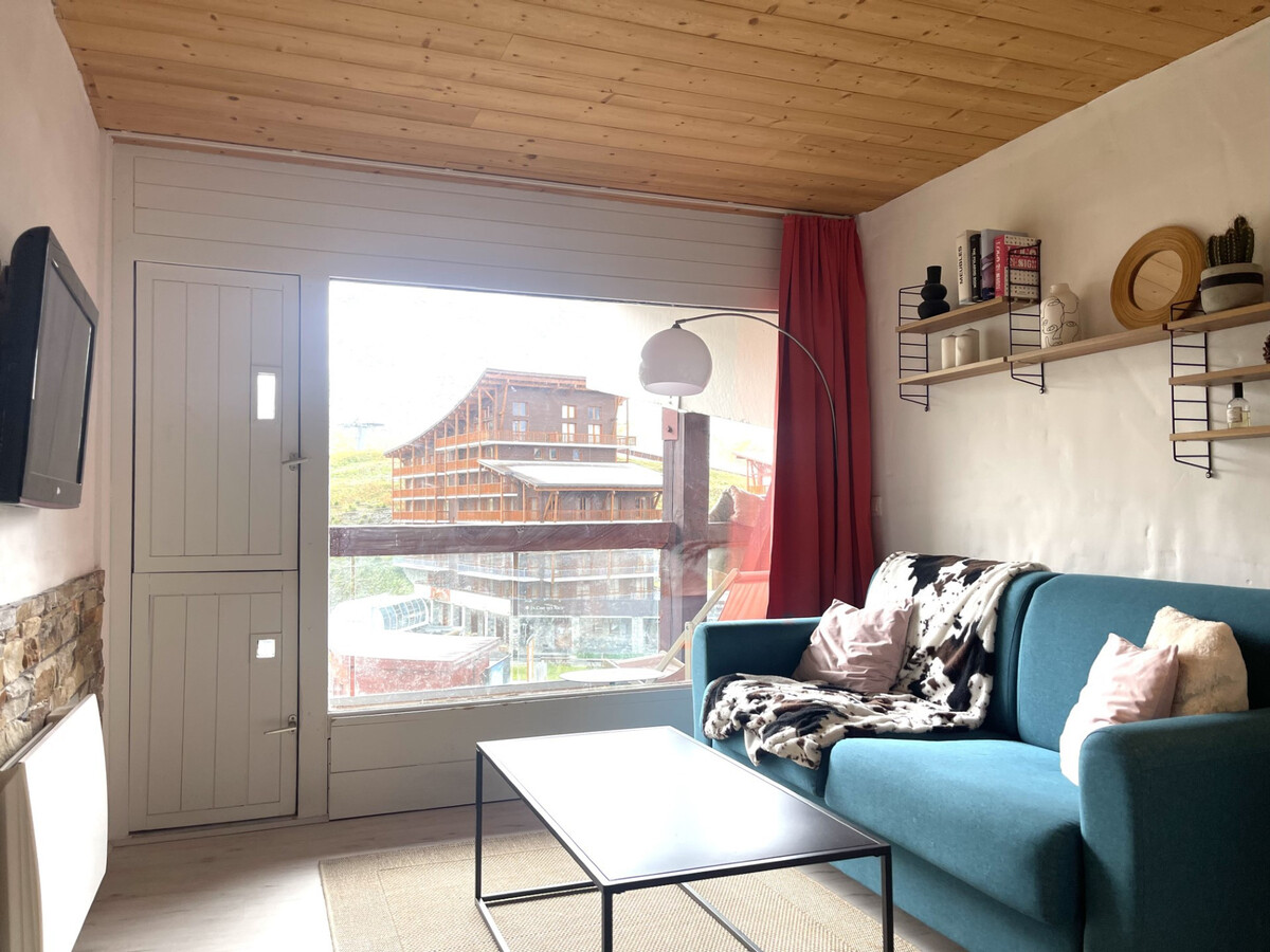 Studio rénové 4 pers aux Arcs 2000, balcon Sud - Photo 3