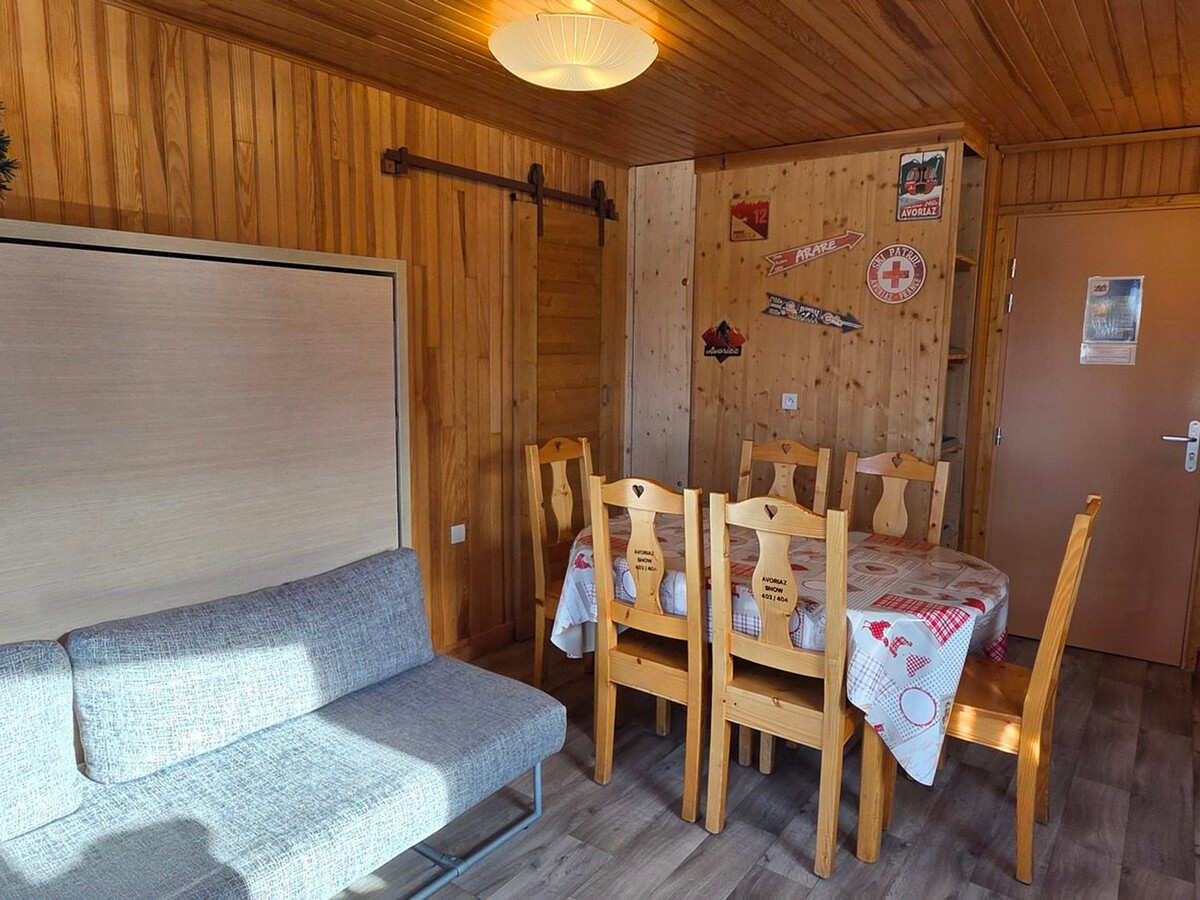 Grand appartement 40m² centre station Avoriaz, balcon sud - Photo 4