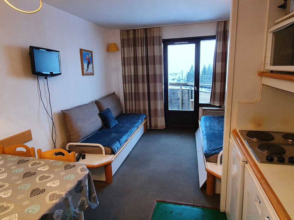 Studio 4 pers. centre Avoriaz, balcon vue Aquariaz - Photo 7