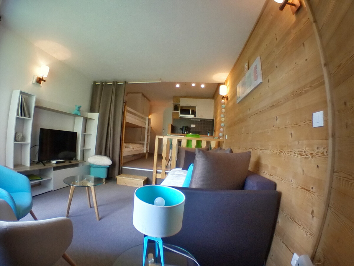 Studio 4 pers au centre d'Avoriaz, balcon vue pistes - Photo 4