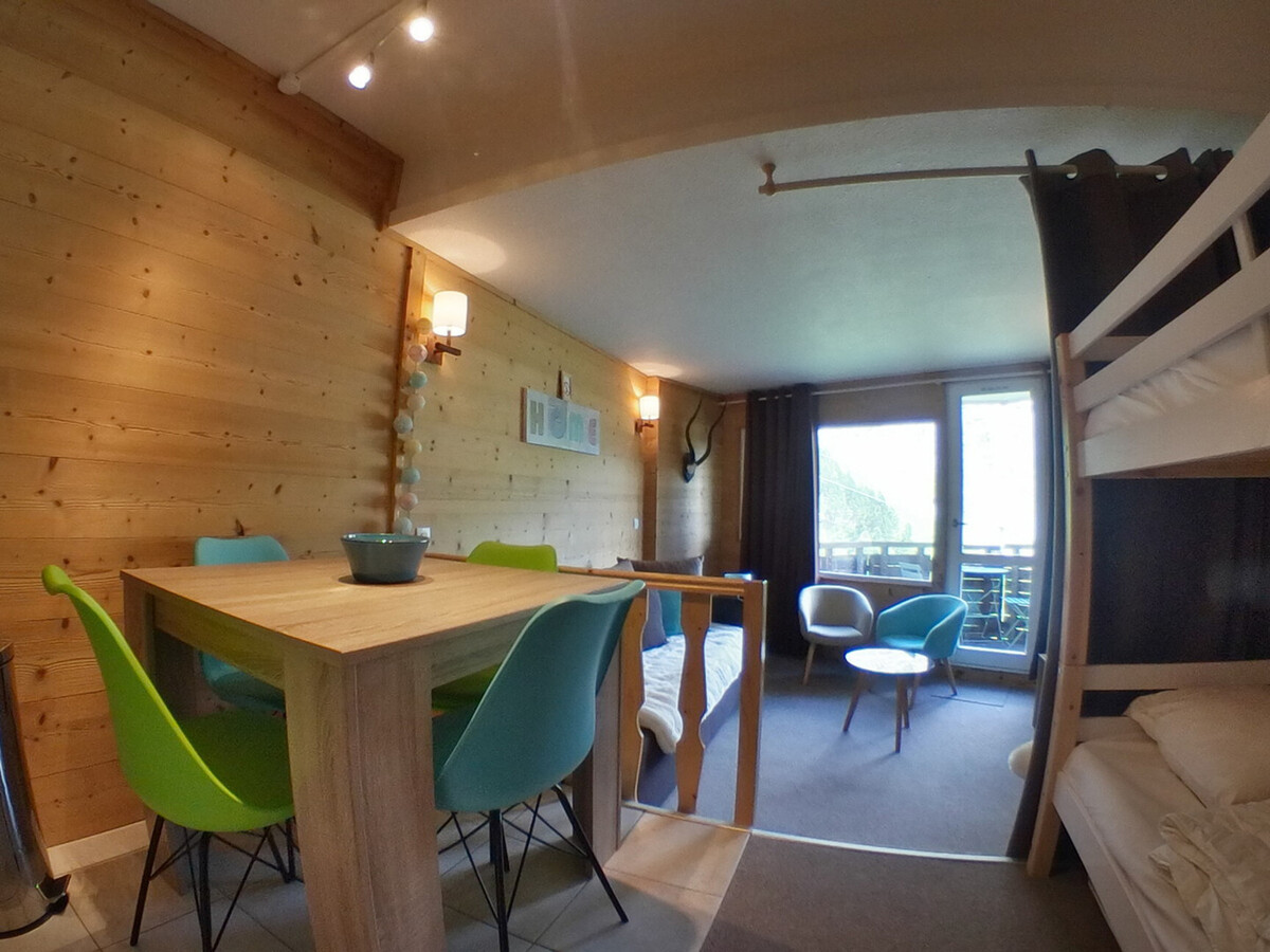 Studio 4 pers au centre d'Avoriaz, balcon vue pistes - Photo 9