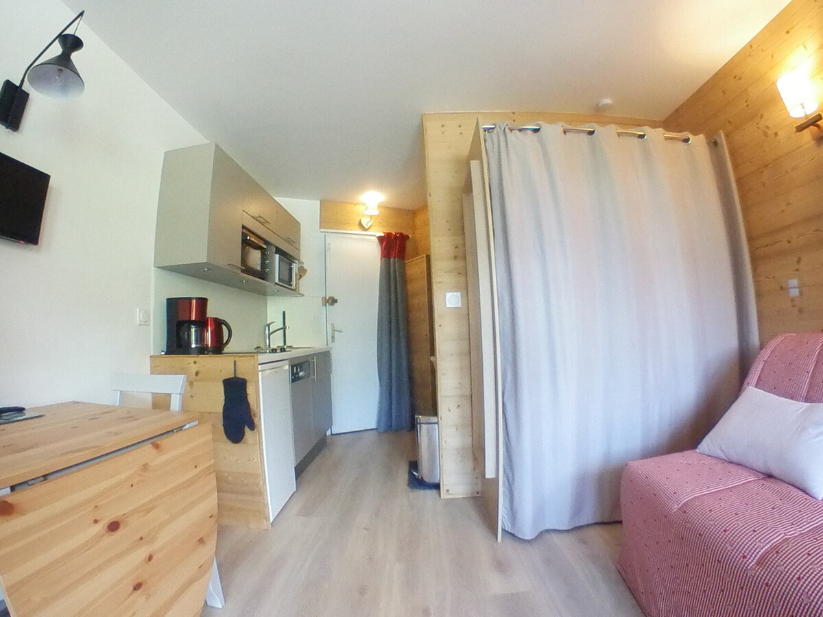 Studio rénové 4 pers, balcon, skis aux pieds à Avoriaz - Photo 4