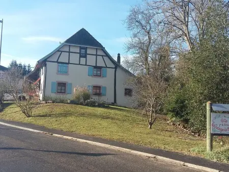 Gîte alsacien accessible 6 pers. | Terrasses & jardin : photo 10