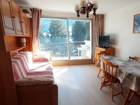 Séjour cosy en studio à Serre Chevalier, 4 pers, balcon, au pied des pistes, navette gratuite - Photo 1