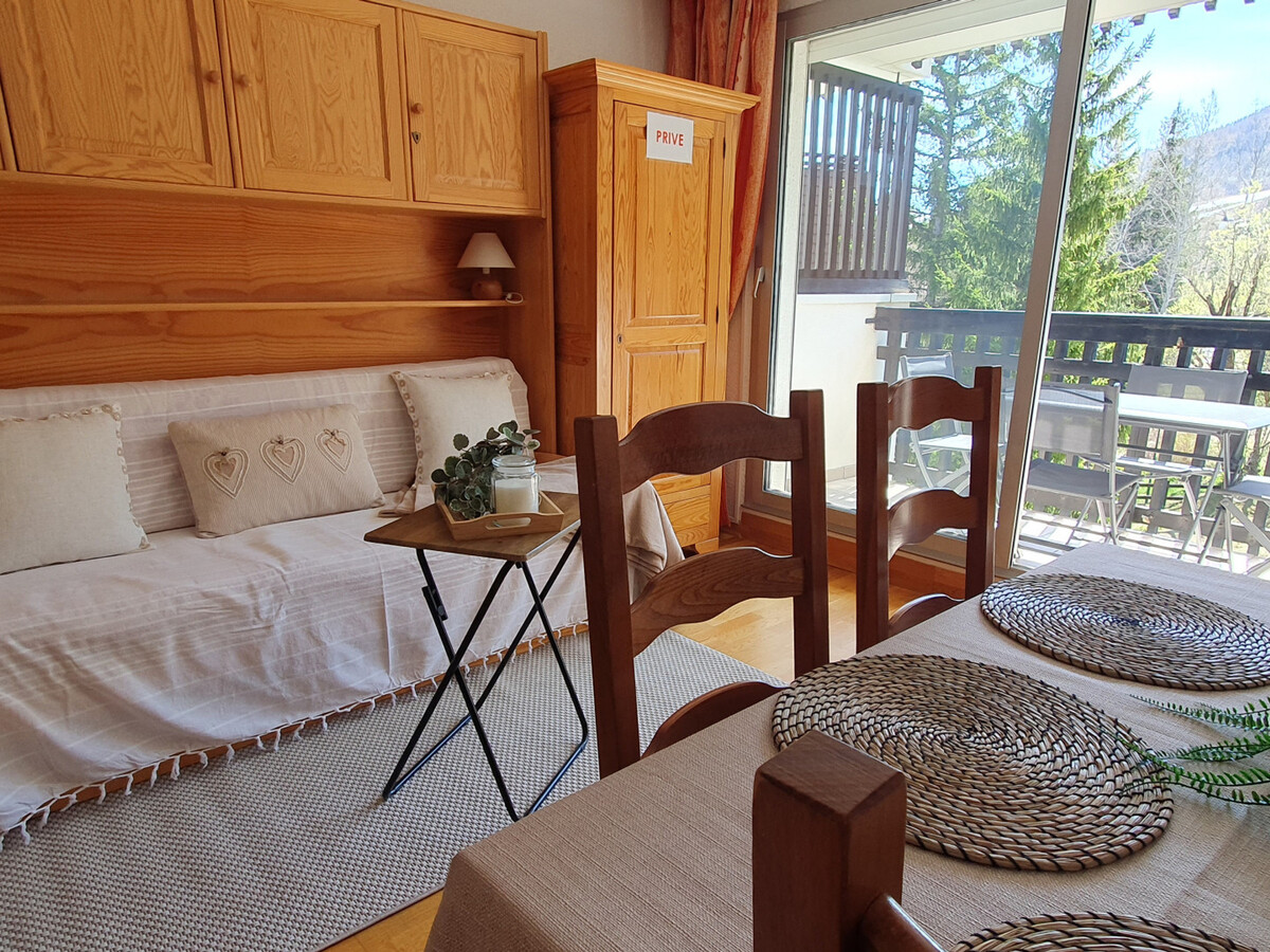 Studio 4 pers. Serre Chevalier, balcon, parking privé - Photo 2