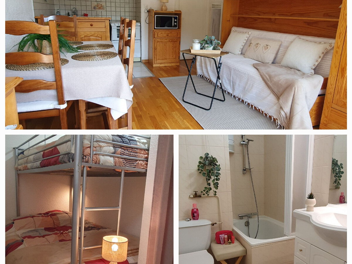 Studio 4 pers. Serre Chevalier, balcon, parking privé - Photo 12