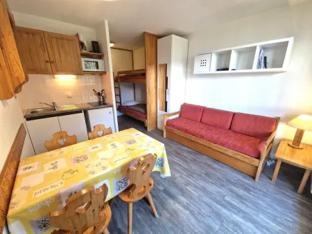 Location appartement à Valfréjus, Studio cosy 4 pers, 20m², balcon, proche pistes et commerces, Modane
