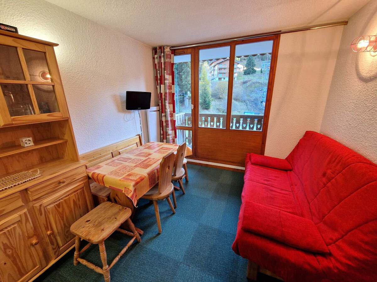 Studio 3 pers sud avec balcon à Valfréjus - Photo 1