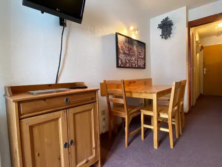 Studio de 17m² pour 3 pers, balcon, Valfréjus, Appartement 3 personnes à Valfréjus - Photo 7