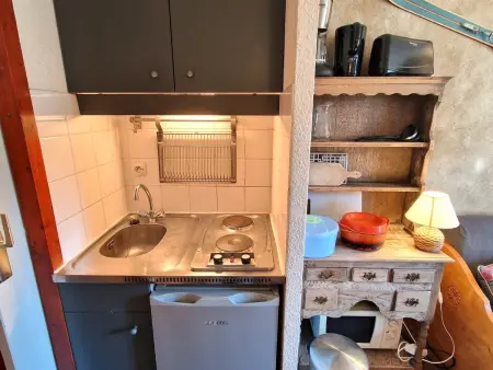 Studio de 17m² pour 3 pers, balcon, Valfréjus, Appartement 3 personnes à Valfréjus - Photo 13