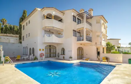Appartement vue mer avec piscine à Mijas Costa, à 400 m de la plage : photo 8