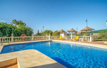 Appartement vue mer avec piscine à Mijas Costa, à 400 m de la plage : photo 12