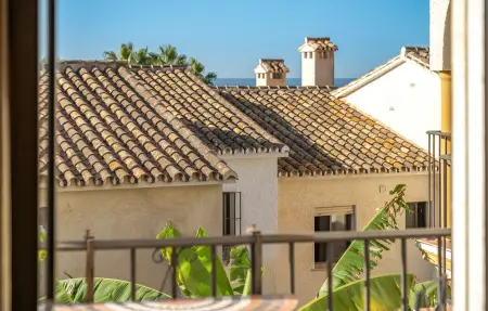 Appartement vue mer avec piscine à Mijas Costa, à 400 m de la plage : photo 14