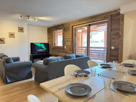 Appartement standing 2 chambres, terrasse et garage, Les Gets centre : photo 3