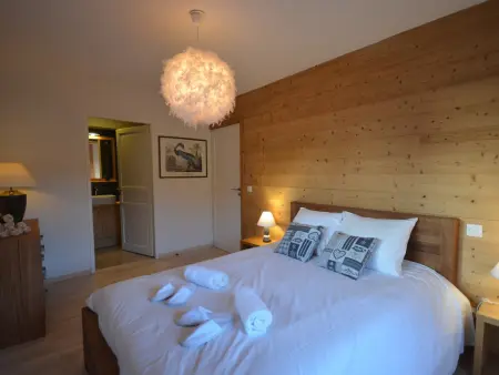 Les Gets : appartement 2 chambres, balcon Sud-Est vue pistes, garage : photo 5