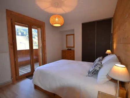 Les Gets : appartement 2 chambres, balcon Sud-Est vue pistes, garage : photo 8