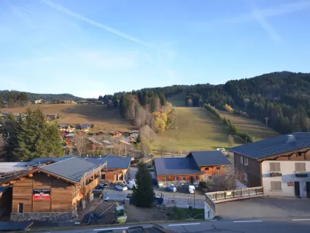 Les Gets : appartement 2 chambres, balcon Sud-Est vue pistes, garage : photo 10