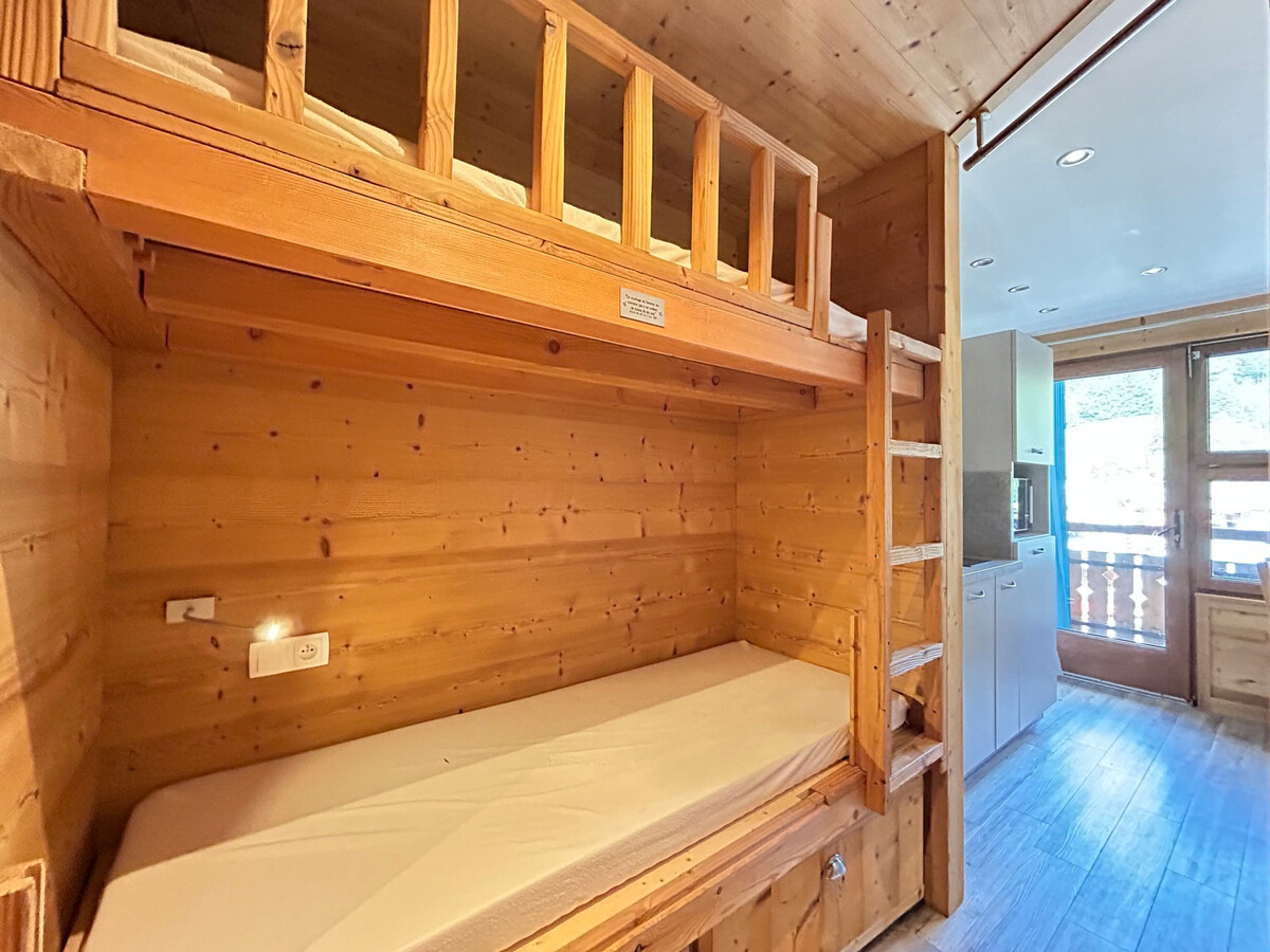 Studio 4 pers. aux Gets, face aux pistes, balcon - Photo 7