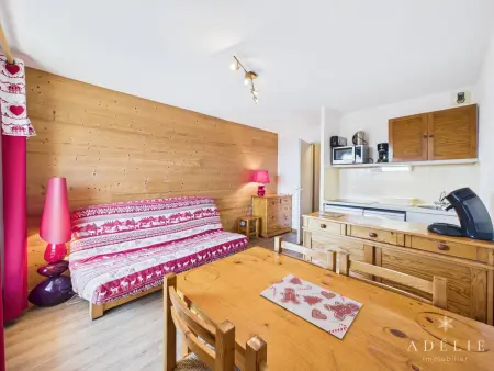 Studio 32 m² 4 pers balcon sud + parking à La Rosière : photo 2