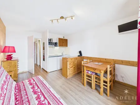 Studio 32 m² 4 pers balcon sud + parking à La Rosière : photo 3