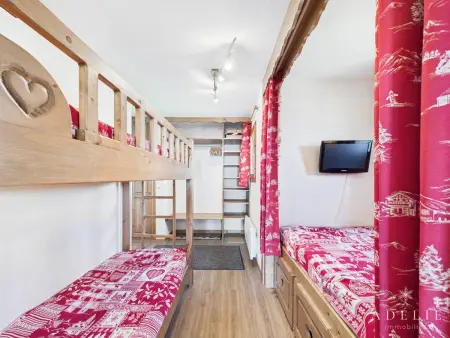 Studio 32 m² 4 pers balcon sud + parking à La Rosière : photo 4