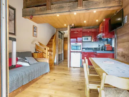 Duplex cosy à Méribel, proche pistes avec balcon et mezzanine : photo 3