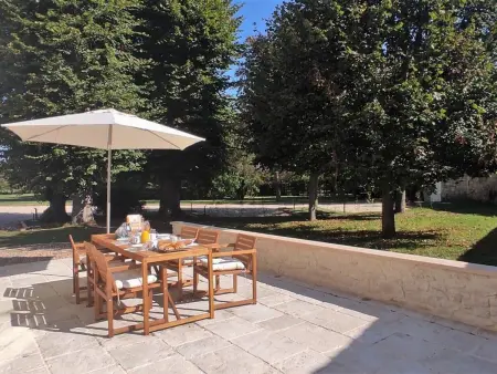 Gîte 65m² avec vue château, parc privé et animaux acceptés : photo 12