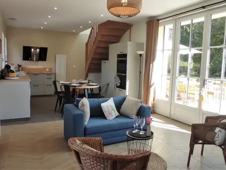 Gîte 65m² avec vue château, parc privé et animaux acceptés : photo 14