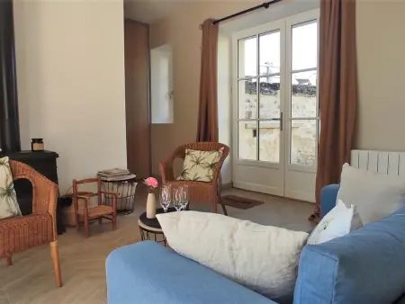 Gîte 65m² avec vue château, parc privé et animaux acceptés : photo 15