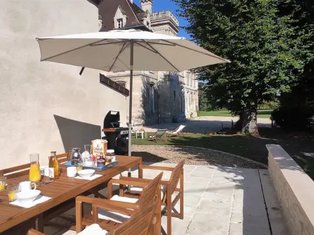 Gîte 65m² avec vue château, parc privé et animaux acceptés : photo 18