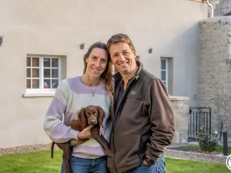 Gîte 65m² avec vue château, parc privé et animaux acceptés : photo 26