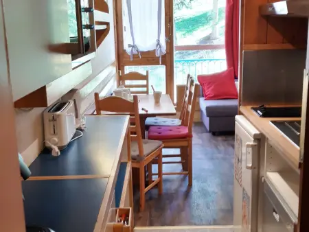 Studio ski aux pieds avec balcon, Les Arcs 1800, 4 pers. : photo 2