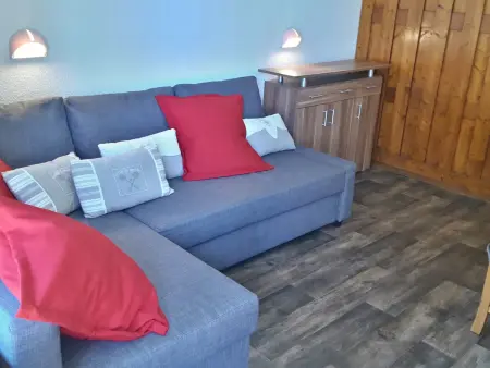 Studio ski aux pieds avec balcon, Les Arcs 1800, 4 pers. : photo 5