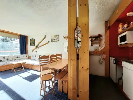 Appartement 2 pièces avec balcon aux Arcs 1800, pistes à 100 m : photo 7