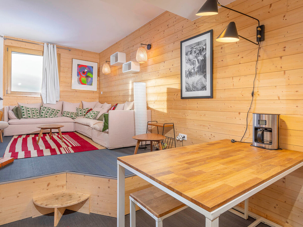 Appartement 2 pièces Avoriaz, balcon sud et cheminée - Photo 7