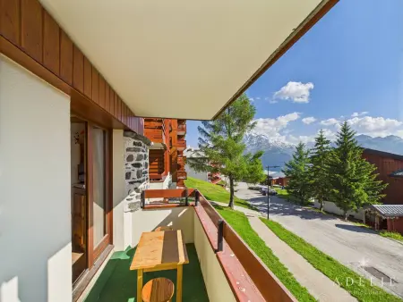 Studio 27m² 4/5 pers avec balcon, parking et skis à la Rosière : photo 5