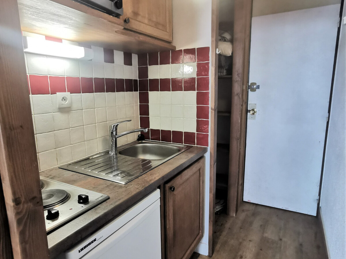 Studio 16m² rénové, accès direct pistes, vue Mont Blanc - Photo 1