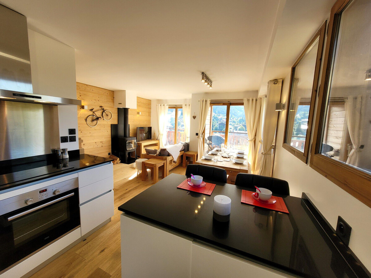 Appartement triplex 6 pers. aux Gets, vue station et parking - Photo 2