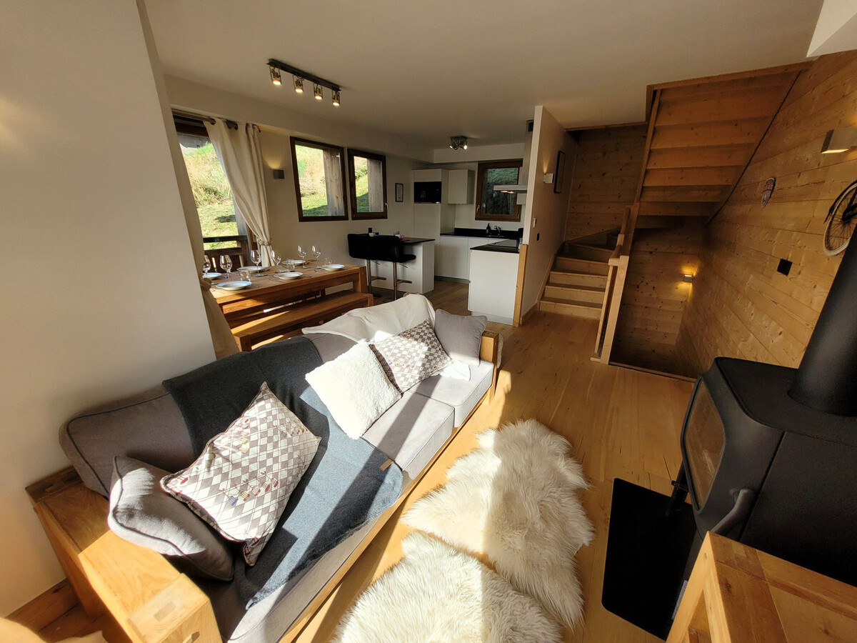 Appartement triplex 6 pers. aux Gets, vue station et parking - Photo 4